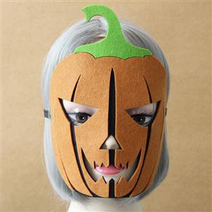 Halloween Masks, Costume Ball Masks, Pumpkin Mask, Masquerade Party Mask, Adult and child Mask, Fulll Mask, #MS12995