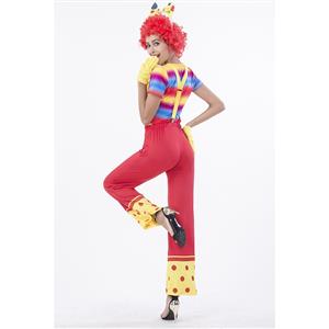 Women's Happy Circus Clown Adult Cosplay Costume N14767