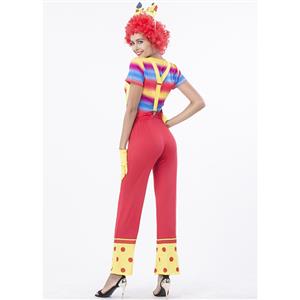 Women's Happy Circus Clown Adult Cosplay Costume N14767