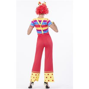 Women's Happy Circus Clown Adult Cosplay Costume N14767