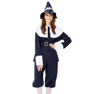 4pcs Fairy Tale Forest Hunter Cape Collar Drama Performance Cosplay Costume N19448