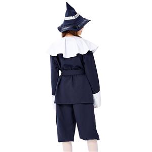 4pcs Fairy Tale Forest Hunter Cape Collar Drama Performance Cosplay Costume N19448