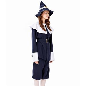 4pcs Fairy Tale Forest Hunter Cape Collar Drama Performance Cosplay Costume N19448