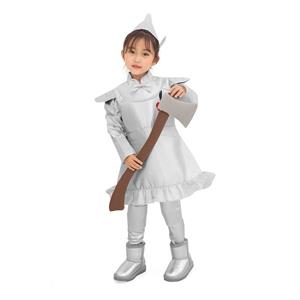 4pcs Girls Tin Man Wonderful Wizard Film Halloween Cosplay Costume N19077