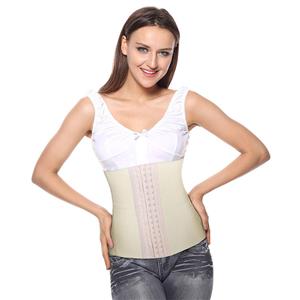 Women's Beige Latex Steel Bone Underbust Corset With A Little Defect N14666