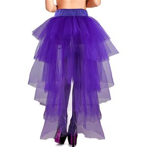 Indigo Long Mesh Bustle Skirt HG12389