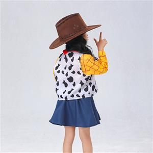 Lovely Long Sleeve Shirt and Skirt Sherif Woody Cosplay Children Costume N22697