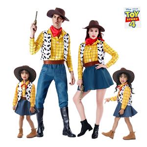 Lovely Long Sleeve Shirt and Skirt Sherif Woody Cosplay Children Costume N22697