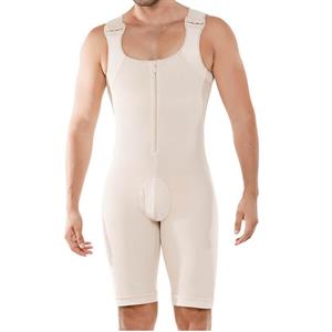 Cheap Men's Bodyshaper, Neoprene Shapewear, Sweat Suit for Sport, Body Shapers for Weight Loss, Zipper Closur Bodysuit, #N18883