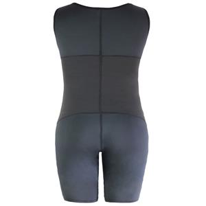 Men's Black Eye & Hook Closure Shapewear Body Shaper Bodysuit for Sport N18880