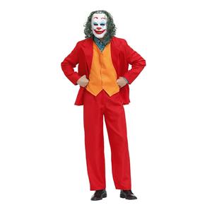 Men's Deluxe Joker Movie Suit Adult Halloween Cosplay Costume Complete Set N20490