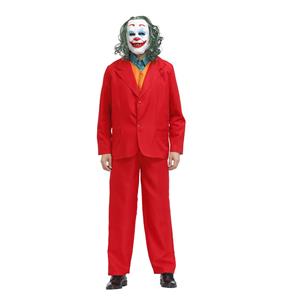Men's Deluxe Joker Movie Suit Adult Halloween Cosplay Costume Complete Set N20490