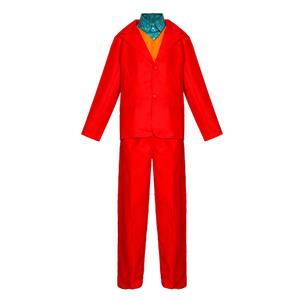 Men's Deluxe Joker Movie Suit Adult Halloween Cosplay Costume Complete Set N20490