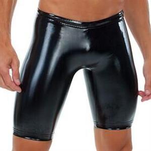 Sexy Black Men Tight Shorts for Men, PVC Sexy Lingerie Wear for Men for Sex, Short Pants for Men Gay, Underwear Men Hot, Sexy Gay Pants Boxers, Men Adult Black Underwear Booty Shorts Sexy Briefs, #N12723