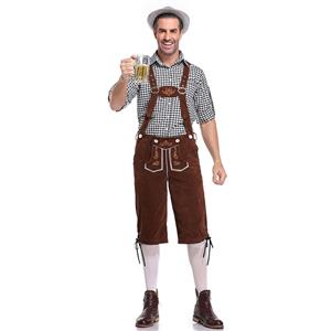 German Beer Oktoberfest Costume, Oktoberfest Costume for Men, Beer Boy Costume, Adult Men's Oktoberfest Costume, Deluxe Bavarian Mens Costume, #N19866