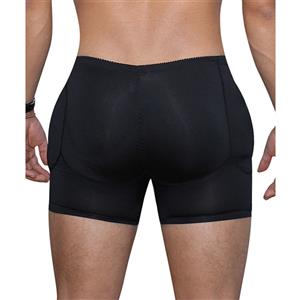 Men's Sexy Black Boxer Shorts Elastic Underpants Breathable Male Undergarments PT18451