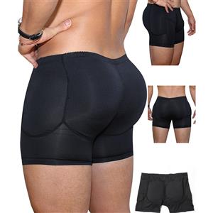 Men's Sexy Black Boxer Shorts Elastic Underpants Breathable Male Undergarments PT18451