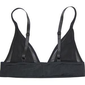 Sexy Black Mesh Triangle lined Lingerie Bralette Bra Top N15275