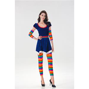 Naughty Adult Colorful Halloween Cosplay Costumes N17993