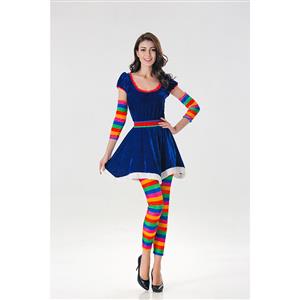 Naughty Adult Colorful Halloween Cosplay Costumes N17993