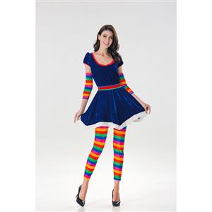 Naughty Adult Colorful Halloween Cosplay Costumes N17993