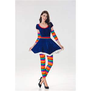 Naughty Adult Colorful Halloween Cosplay Costumes N17993