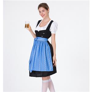 Traditional Bavarian Beer Girl Role Play Dress Adult Oktoberfest Costume N18312
