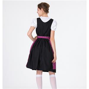 Traditional Bavarian Beer Girl Role Play Dress Adult Oktoberfest Costume N18313