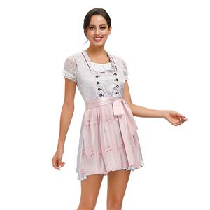 Traditional Women's Oktoberfest Dirndl Dress Bavarian Beer Girl Adult Cosplay Costume N20587