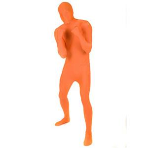 Men's Orange Invisible Man Bodysuit Halloween Costume N15650