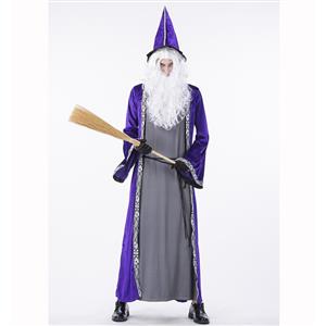 Purple Wizard Adult Costume N14761