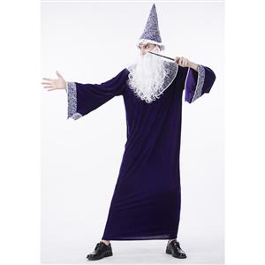 Purple Wizard Robe Adult Costume N14762