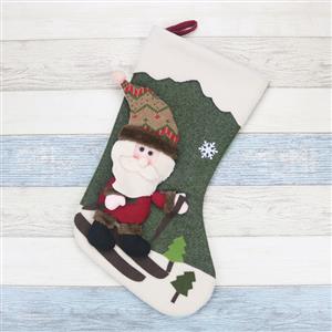 Christmas Stocking Santa Claus Eve Dinner Party Tree Decoration Accessory XT19913