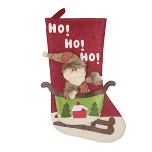 Santa Claus Stocking Gift Bag Christmas Eve Dinner Party Tree Decoration Accessory XT19915