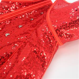 Women's Underwear & Shapewear Sequin Shaping Tank Tops Waist Trainer Tummy Control Strappy Slimmer Top N23459