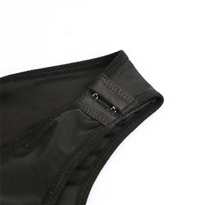 Sexy Black Low Cut One-piece Bodysuit Breasted Slimmer Shapewear N20868