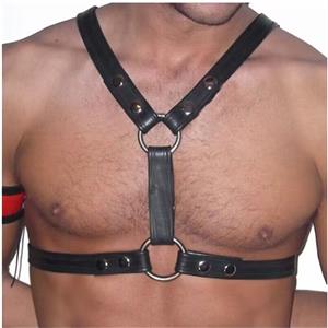 Men's Sexy Glossy PVC Leather Harness BDSM Clothing Bandage Stretchy Clubwear N22844