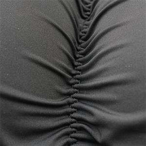 Sexy Black High Waist Elastic Slimming Seamless Shorts Waist Sealing Shaping Belly Pants PT20390