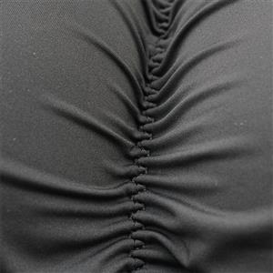 Sexy Black High Waist Elastic Slimming Seamless Shorts Waist Sealing Shaping Belly Pants PT20390