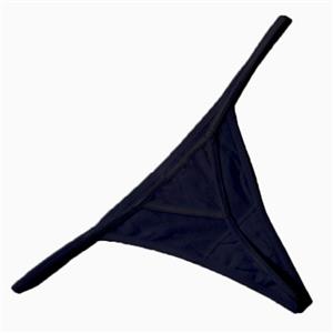 Sexy Black Elastic Bikini Thong Low Waist T-back PT21290