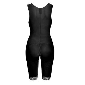 Sexy Black V Neck Bodysuit Zipper Shapewear Elastic Breasted Slimming Shapewear N20402