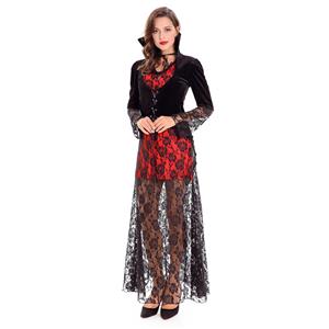 Sexy Black Vidow Vampire Costume N14620