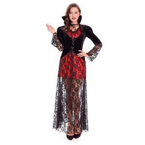 Sexy Black Vidow Vampire Costume N14620