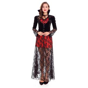 Sexy Black Vidow Vampire Costume N14620