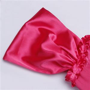 Gothic Rose Brocade 10 Plastic Boned Wide Shoulder Straps Waist Cincher Overbust Corset N237861