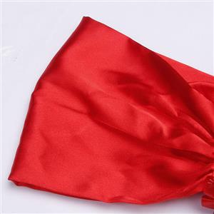 Gothic Red Brocade 10 Plastic Boned Wide Shoulder Straps Waist Cincher Overbust Corset N237862