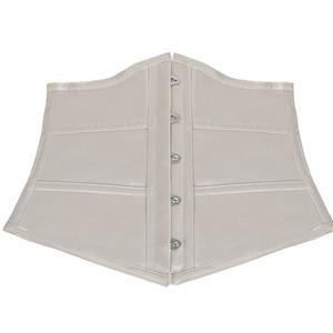 Retro Champagne Busk Closure 16 Steel bones Outside Corset N22569