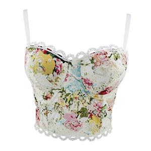 Sexy Bra Top, B Cup Bustier Bra, B Cup Bustier Bra for Women, Sheer Lace Clubwear Bra Crop Top, Sexy Style Crop Top, Padded Underwire Bustier, Clubwear Crop Top, #N20615