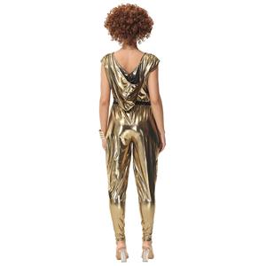 Disco Shining Dancing Queen One-piece Set Adult Cosplay Costume N22915