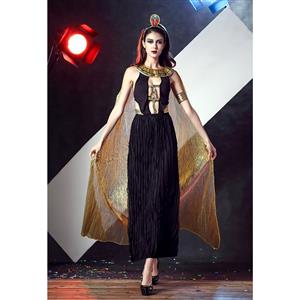 Sexy Black Egyptian Goddess Dress Costume N11676